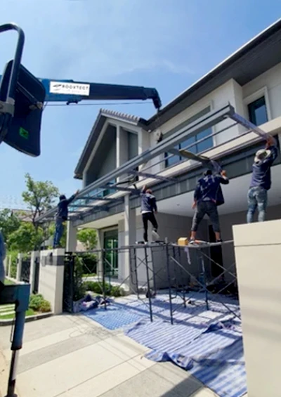 ขั้นตอนการติดตั้งหลังคาโรงรถจาก ROOVTECT ราคาคุ้มค่า