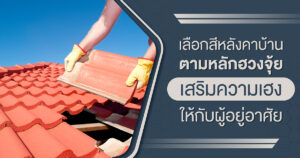 รวมเทคนิค เลือกหลังคาบ้านสีอะไรดีตามหลักฮวงจุ้ย