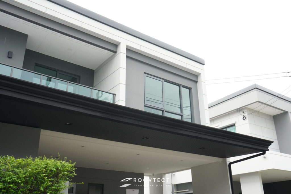 กันสาดสไตล์คลาสสิค หมู่บ้านเซนโทร รามอินทรา - จตุรโชติ