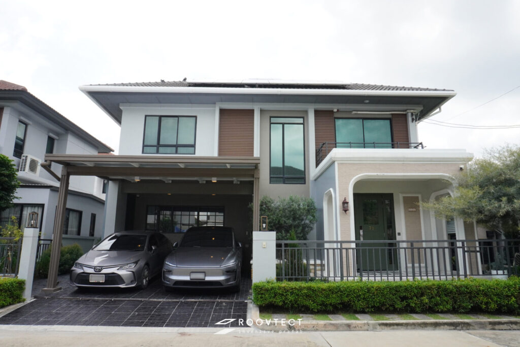 หลังคาโรงรถไวนิล โรงจอดรถไวนิล จาก ROOVTECT